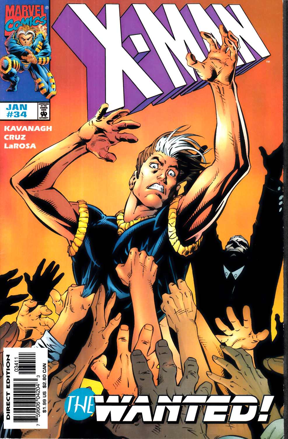 X-Man #34 Very Fine (8.0) [Marvel Comic] THUMBNAIL