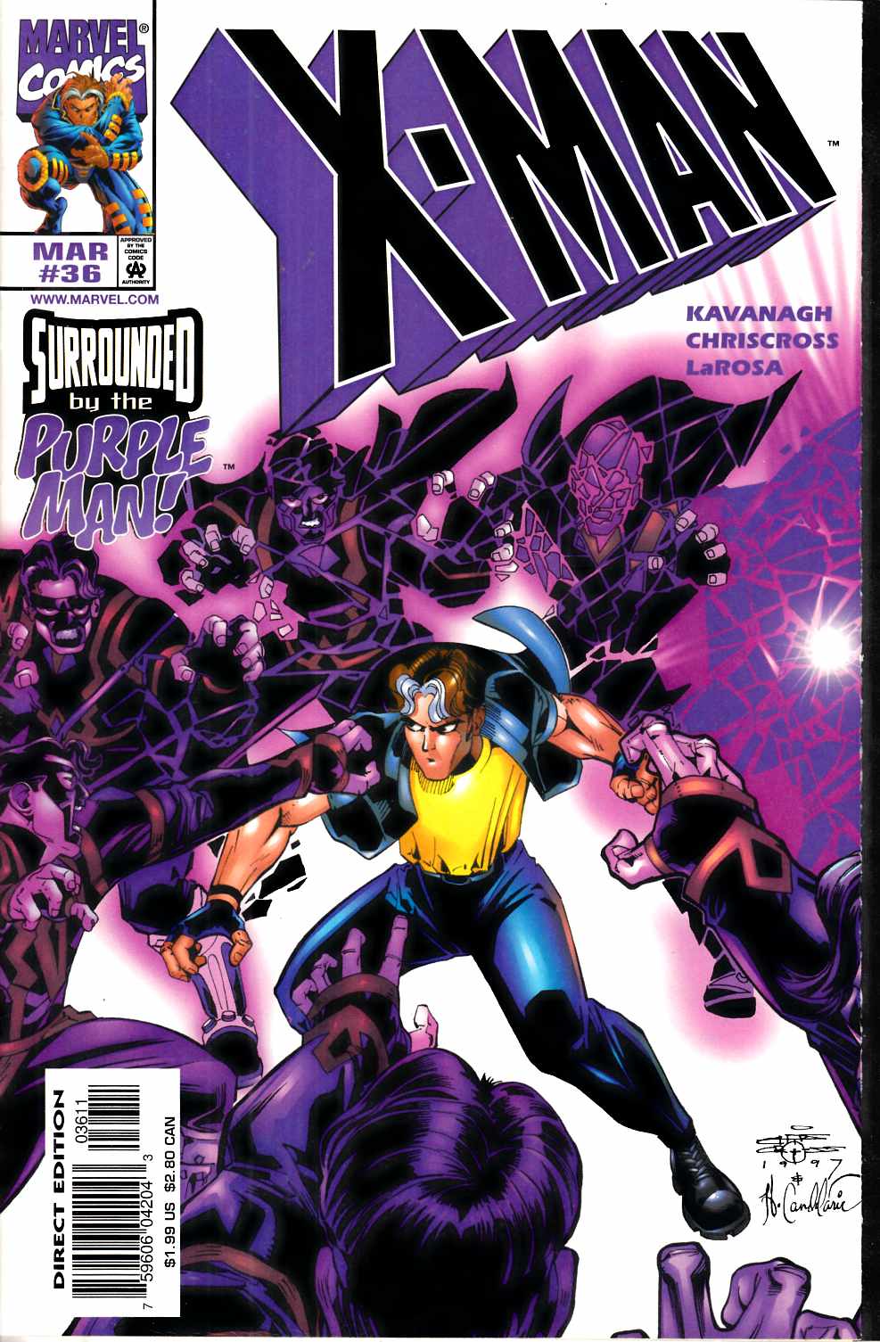 X-Man #36 Very Fine (8.0) [Marvel Comic] THUMBNAIL