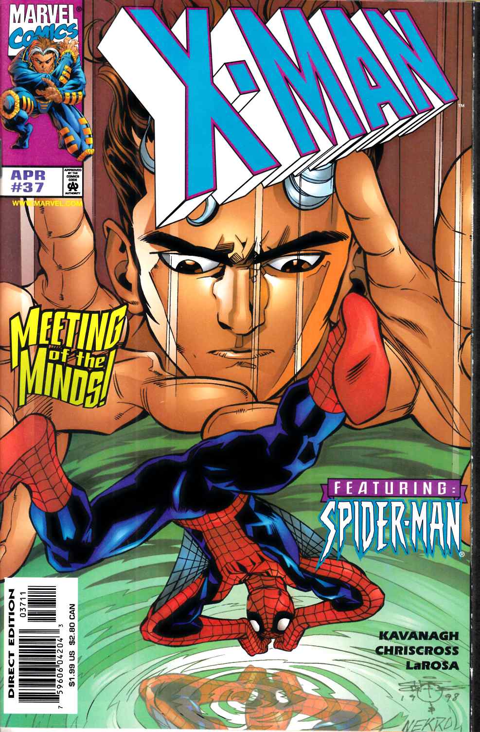 X-Man #37 Near Mint (9.4) [Marvel Comic] THUMBNAIL