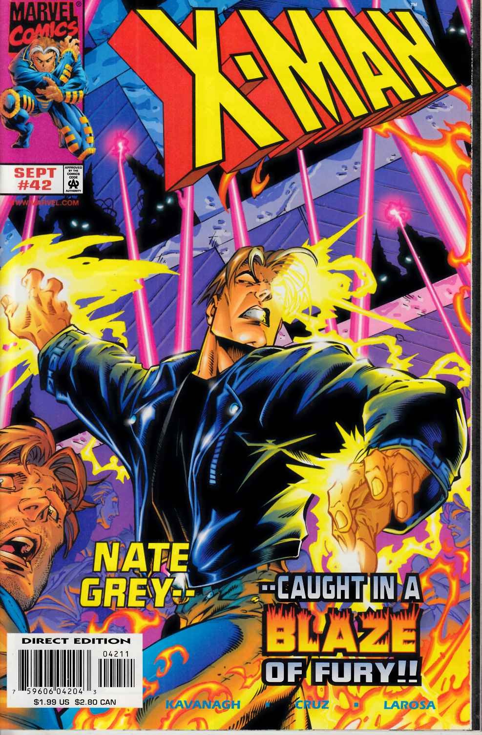 X-Man #42 Near Mint (9.4) [Marvel Comic] THUMBNAIL