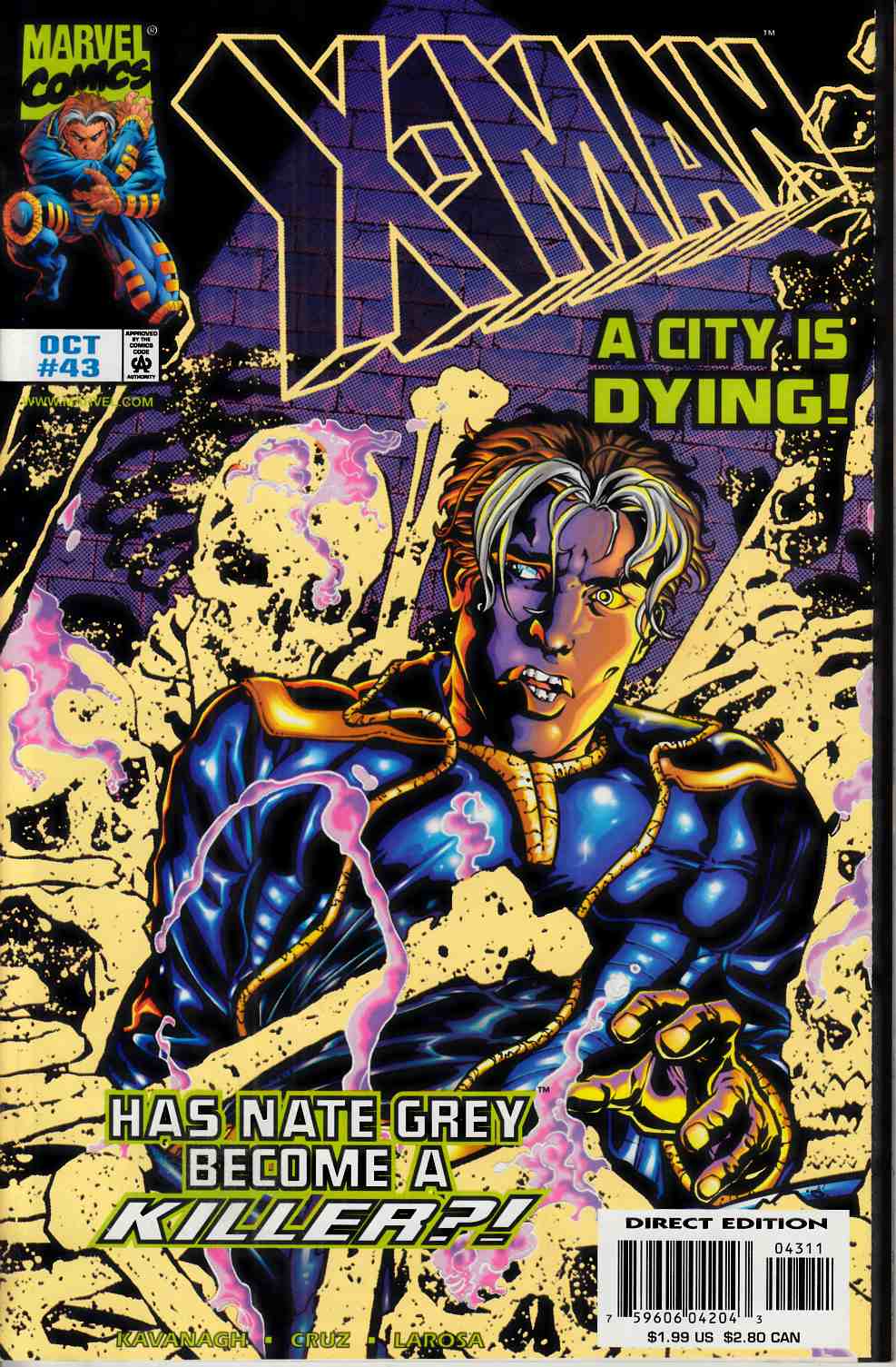 X-Man #43 Near Mint (9.4) [Marvel Comic] THUMBNAIL