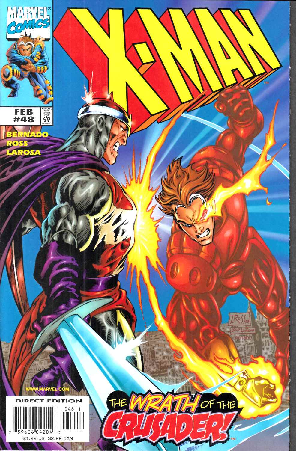 X-Man #48 Near Mint (9.4) [Marvel Comic] THUMBNAIL