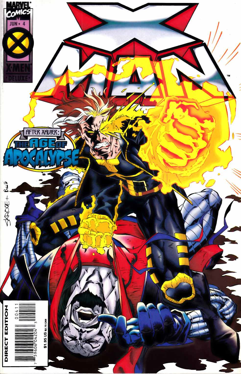 X-Man #4 Very Fine (8.0) [Marvel Comic] THUMBNAIL