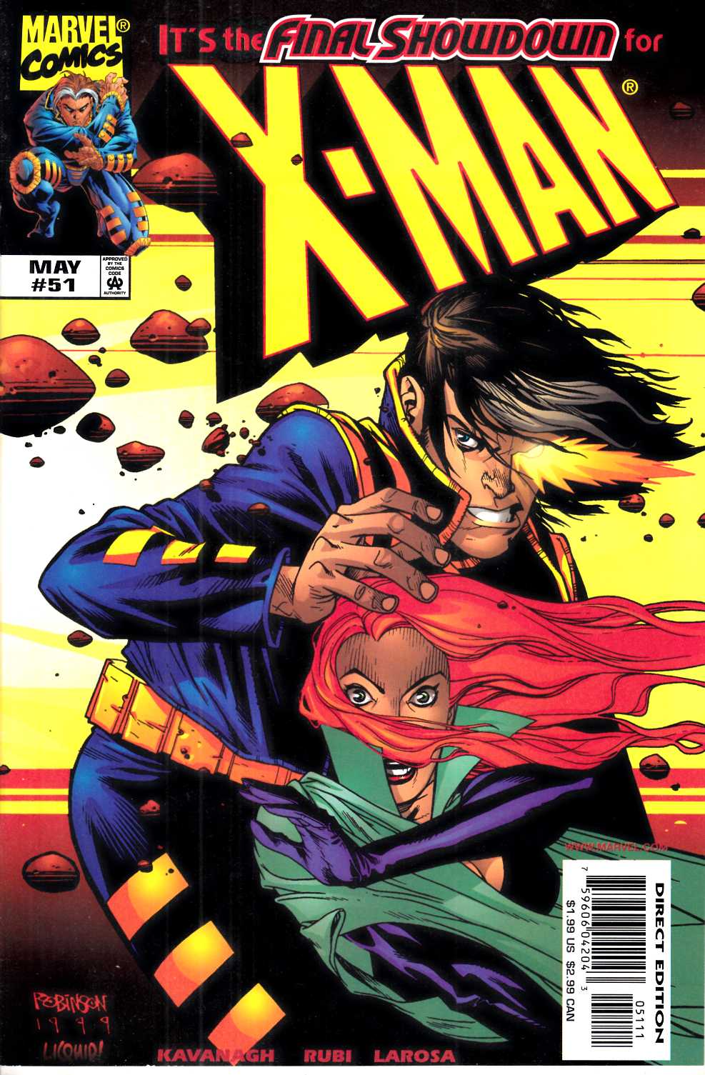 X-Man #51 Very Fine (8.0) [Marvel Comic] THUMBNAIL