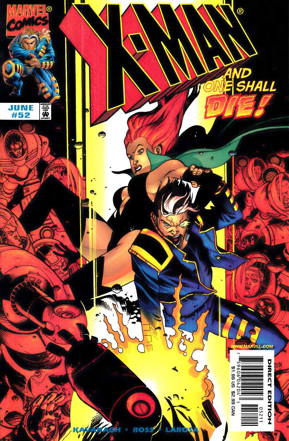 X-Man #52 Near Mint (9.4) [Marvel Comic] THUMBNAIL