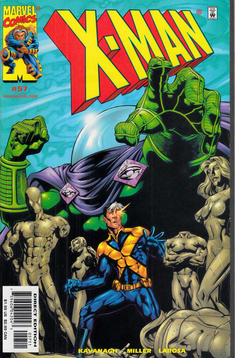 X-Man #57 Near Mint (9.4) [Marvel Comic] LARGE