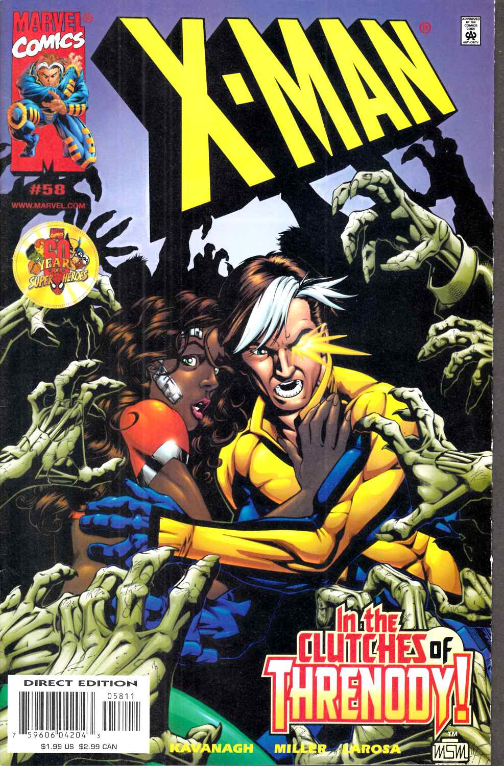X-Man #58 Near Mint (9.4) [Marvel Comic] LARGE