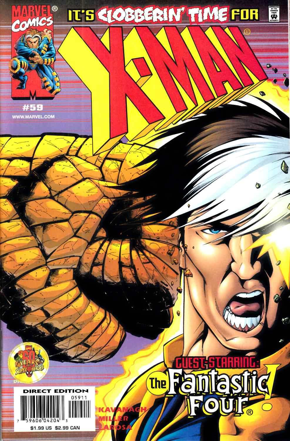 X-Man #59 Near Mint (9.4) [Marvel Comic] LARGE