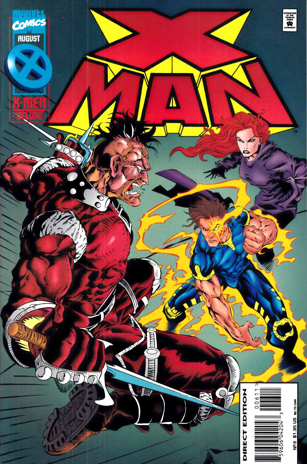 X-Man #6 Very Fine (8.0) [Marvel Comic] THUMBNAIL