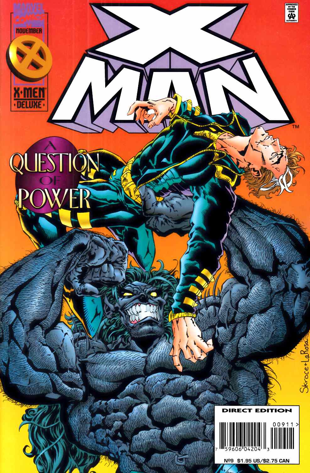X-Man #9 Very Fine (8.0) [Marvel Comic] THUMBNAIL