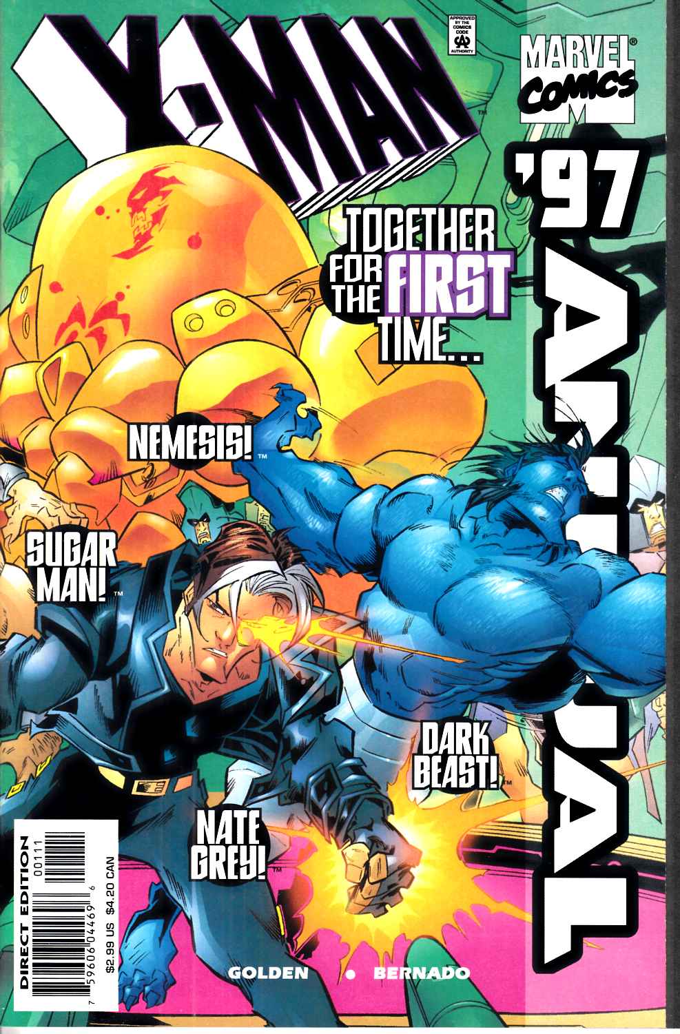 X-Man Annual 1997 Very Fine Minus (7.5) [Marvel Comic] THUMBNAIL