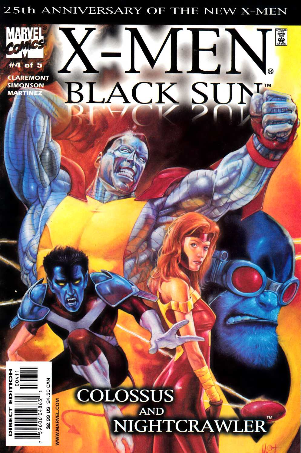 X-Men Black Sun #4 Near Mint (9.4) [Marvel Comic] THUMBNAIL