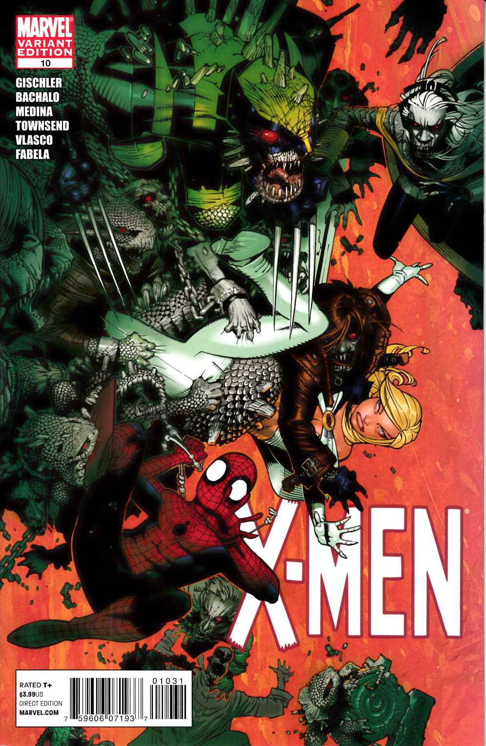 X-Men #10 Bachalo Variant Cover Near Mint (9.4) [Marvel Comic] LARGE