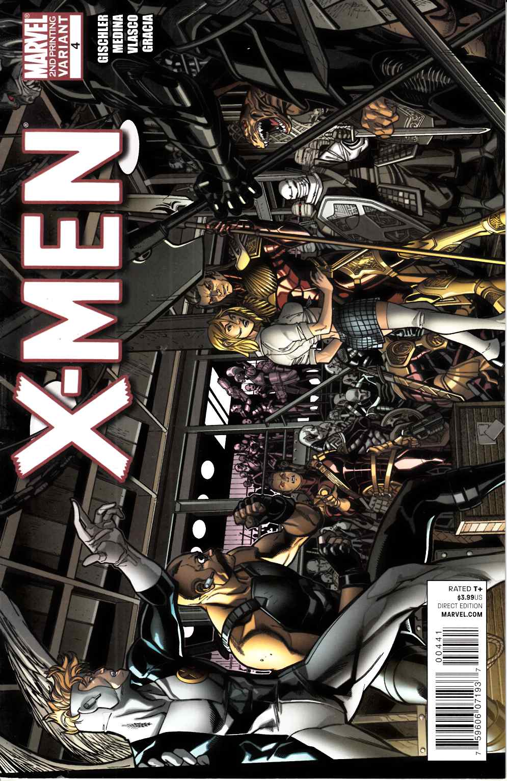 X-Men #4 Second Printing Very Fine (8.0) [Marvel Comic]