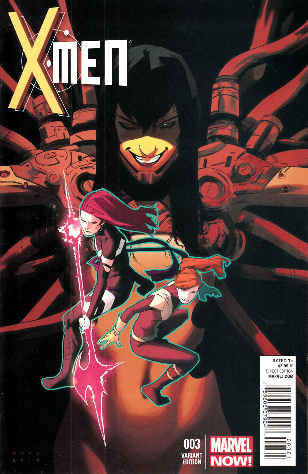 X-Men #3 Anka Variant Cover Near Mint (9.4) [Marvel Comic] LARGE