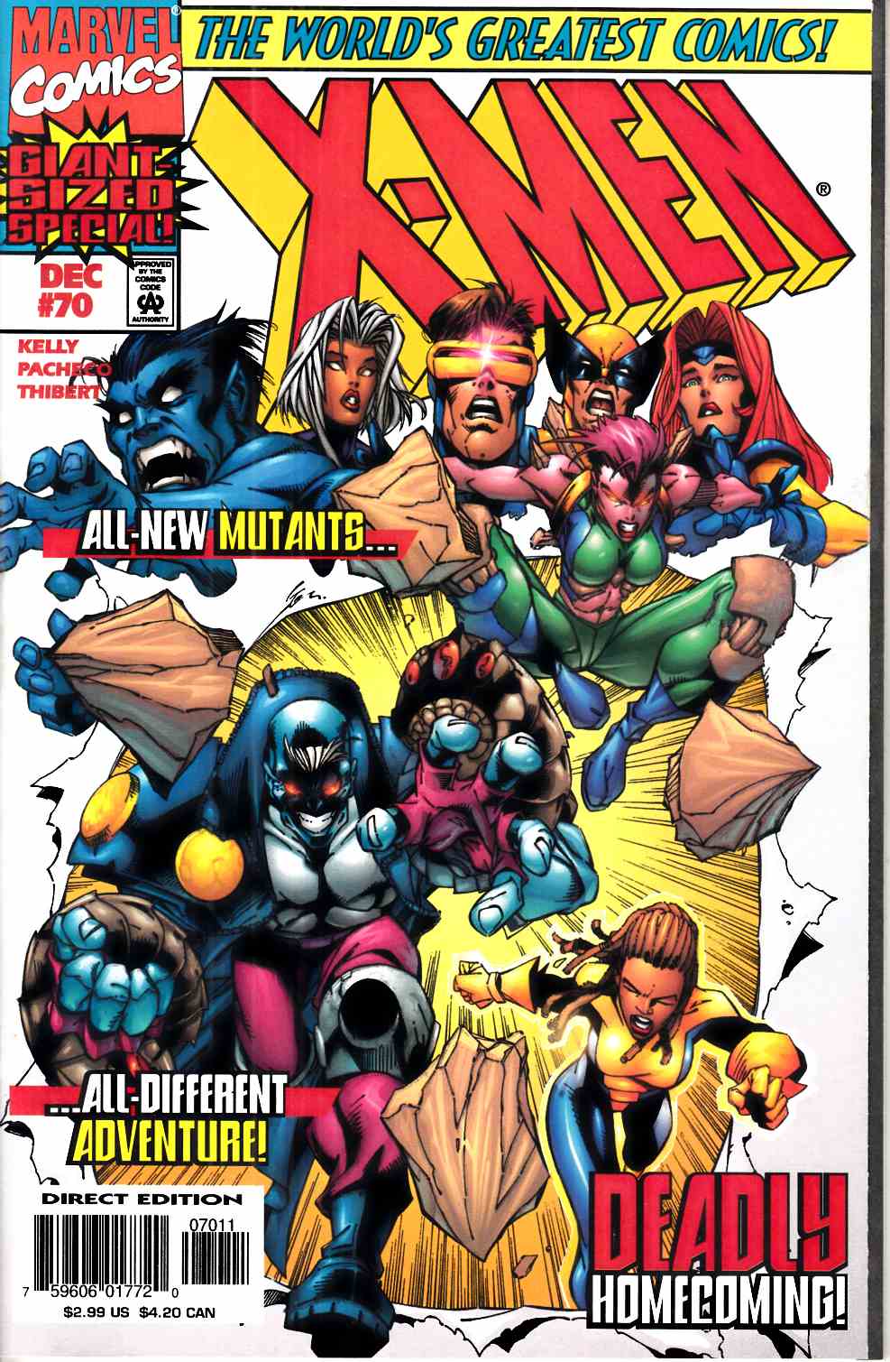 X-Men #70 Near Mint (9.4) [Marvel Comic] LARGE