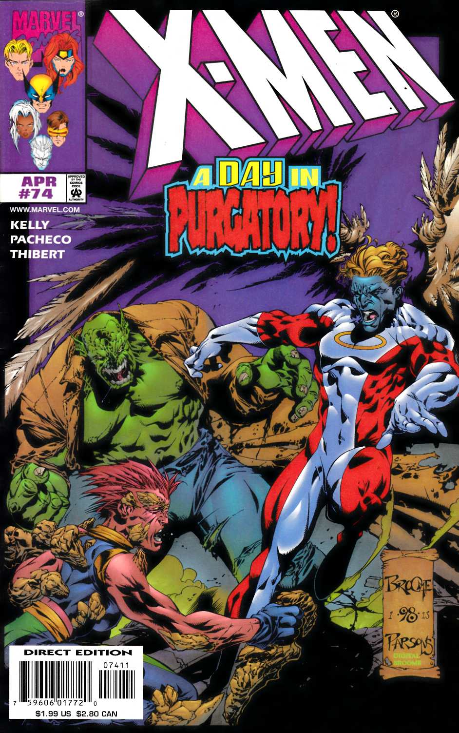 X-Men #74 Near Mint (9.4) [Marvel Comic] THUMBNAIL