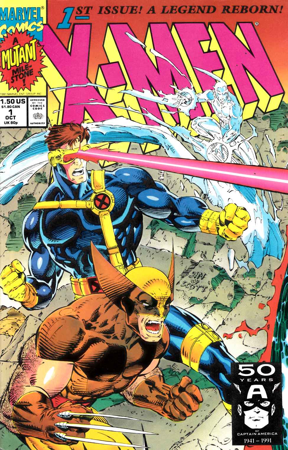 X-Men #1 Cover C Very Good Minus (3.5) [Marvel Comic] THUMBNAIL