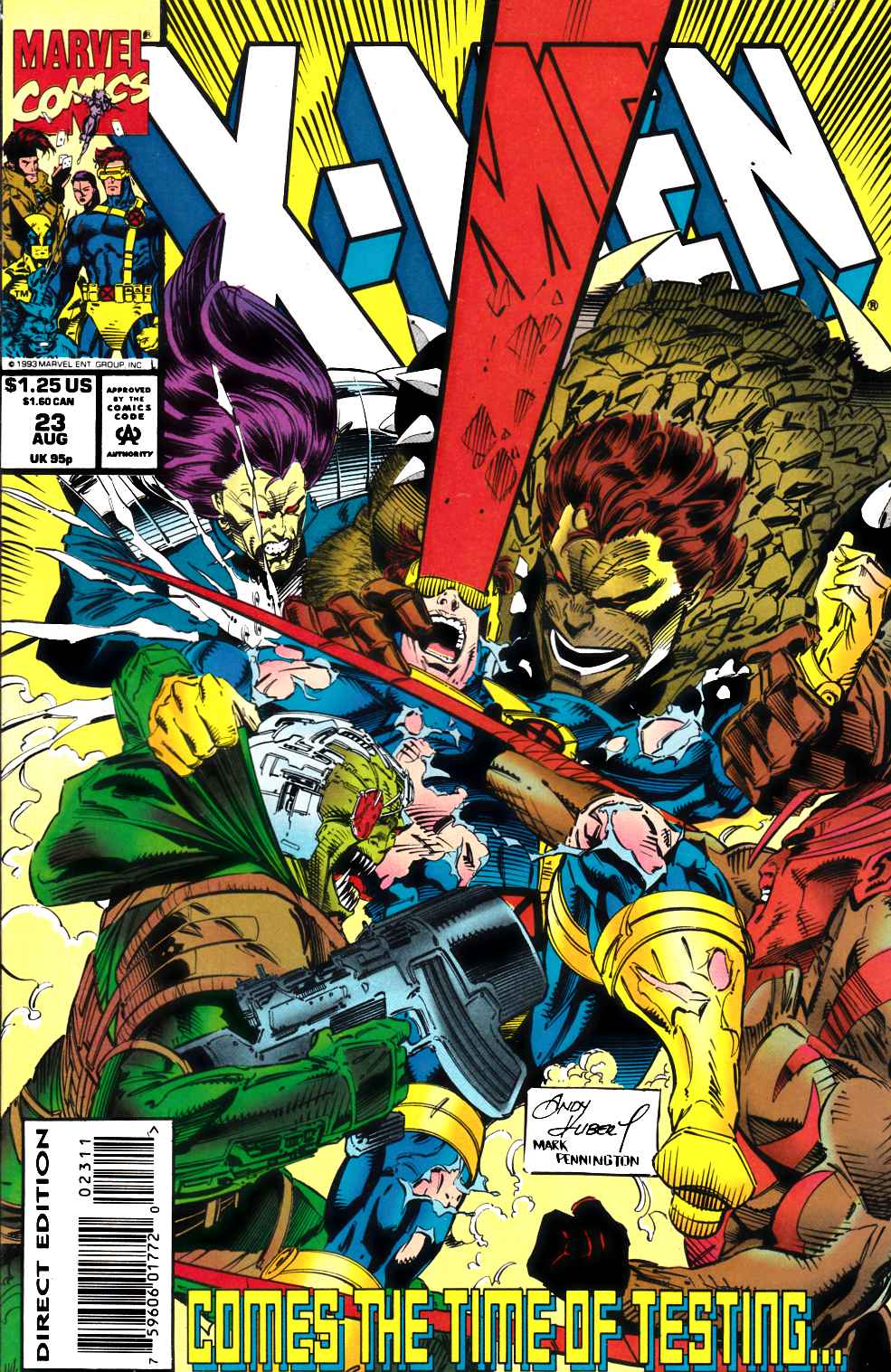 X-Men #23 Fine (6.0) [Marvel Comic] THUMBNAIL