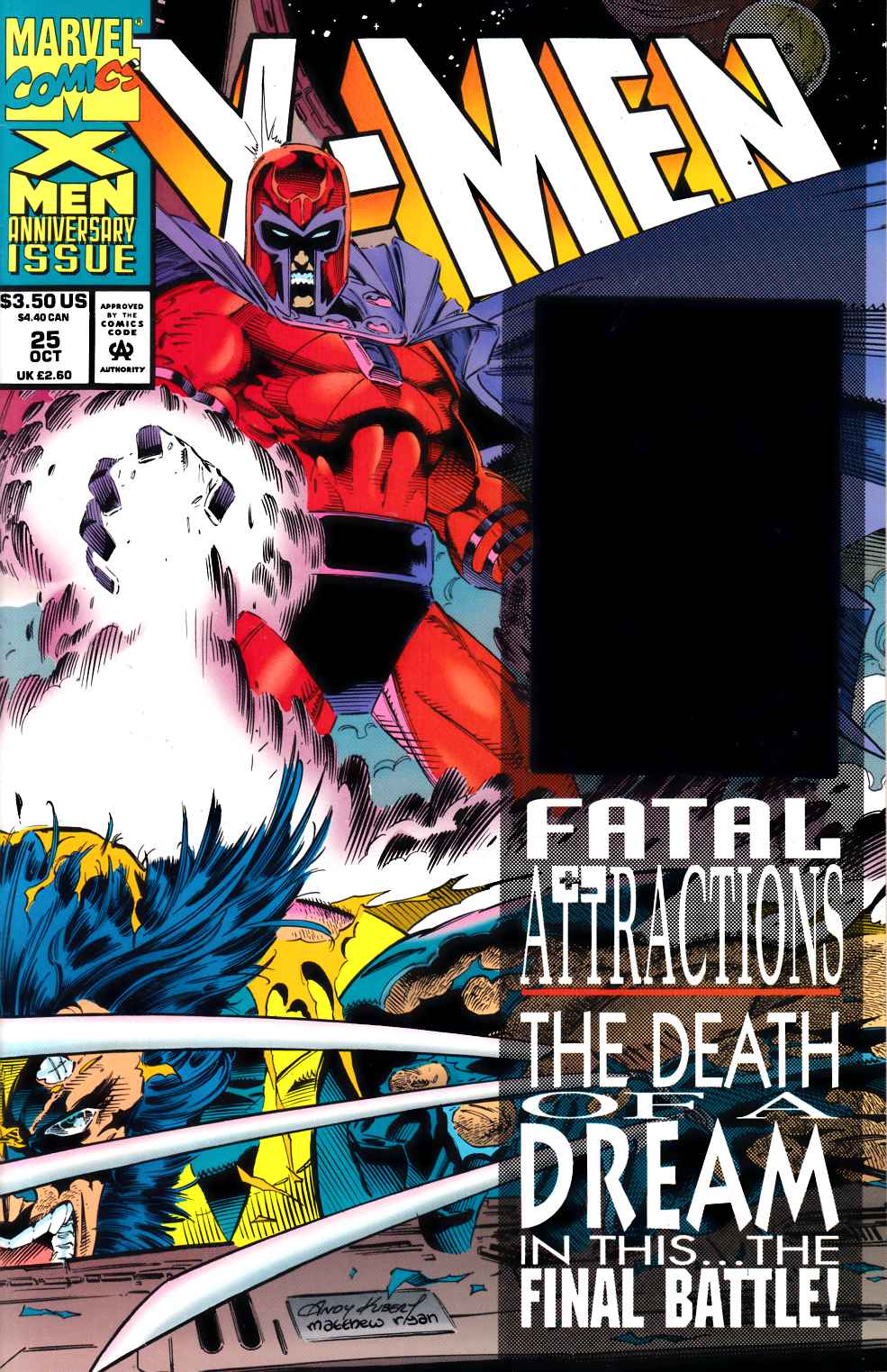 X-Men #25 Near Mint (9.4) [Marvel Comic] LARGE