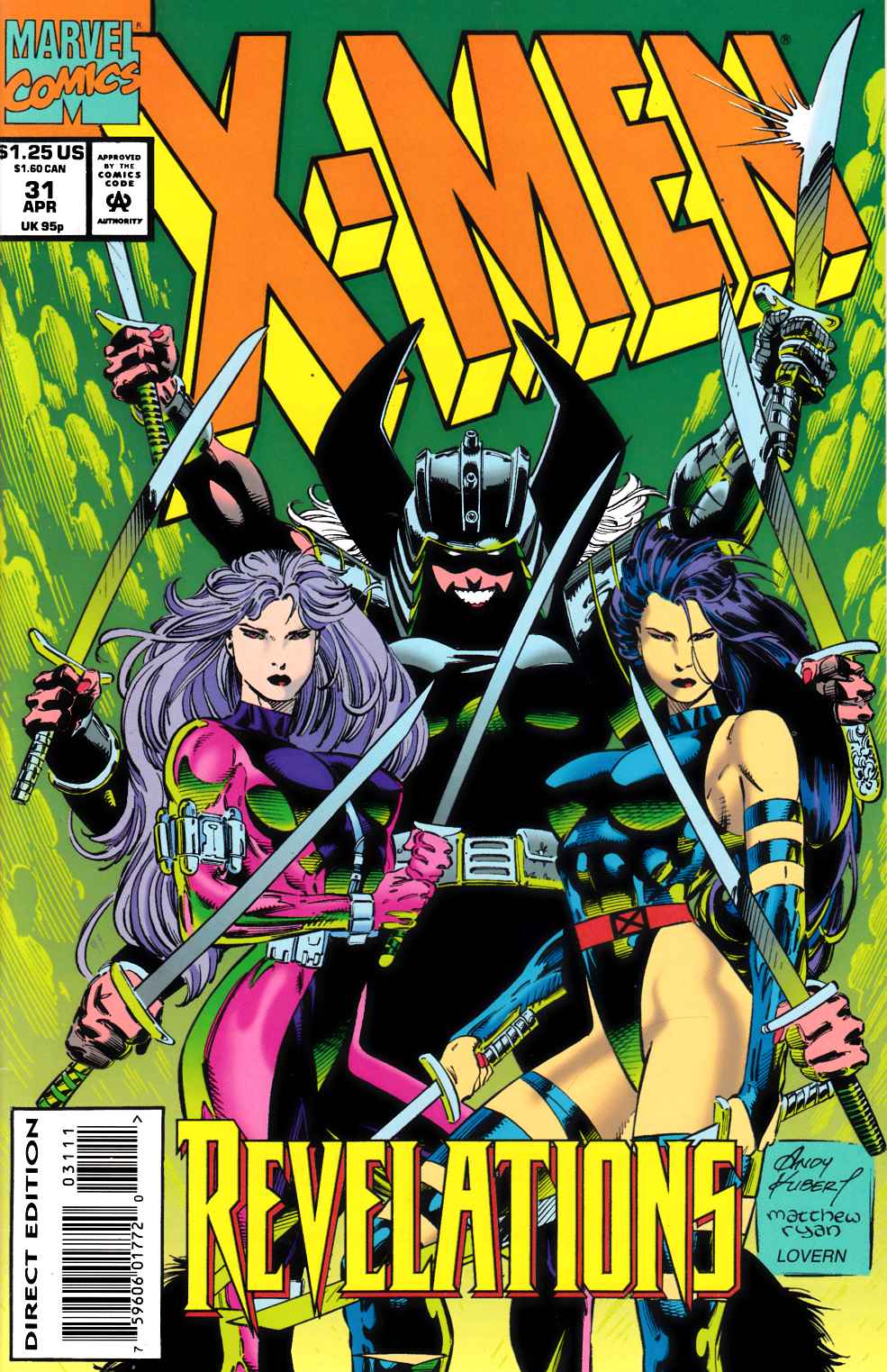 X-Men #31 Fine (6.0) [Marvel Comic] THUMBNAIL