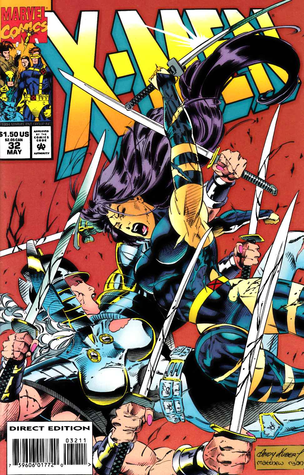 X-Men #32 Very Fine (8.0) [Marvel Comic] THUMBNAIL