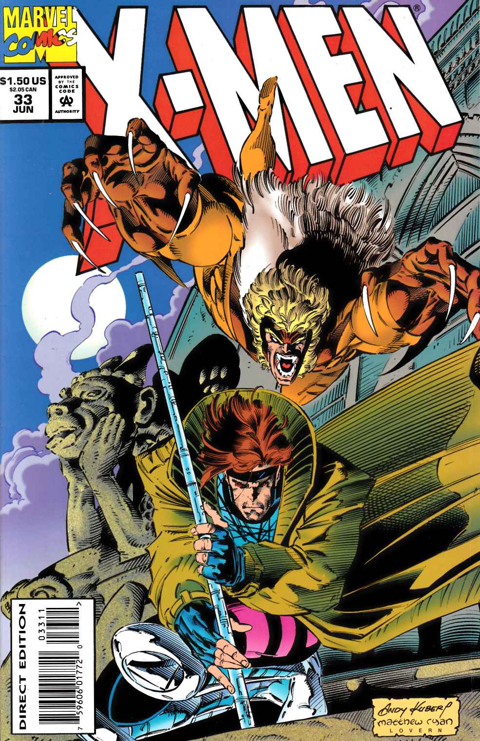 X-Men #33 Very Fine (8.0) [Marvel Comic] LARGE