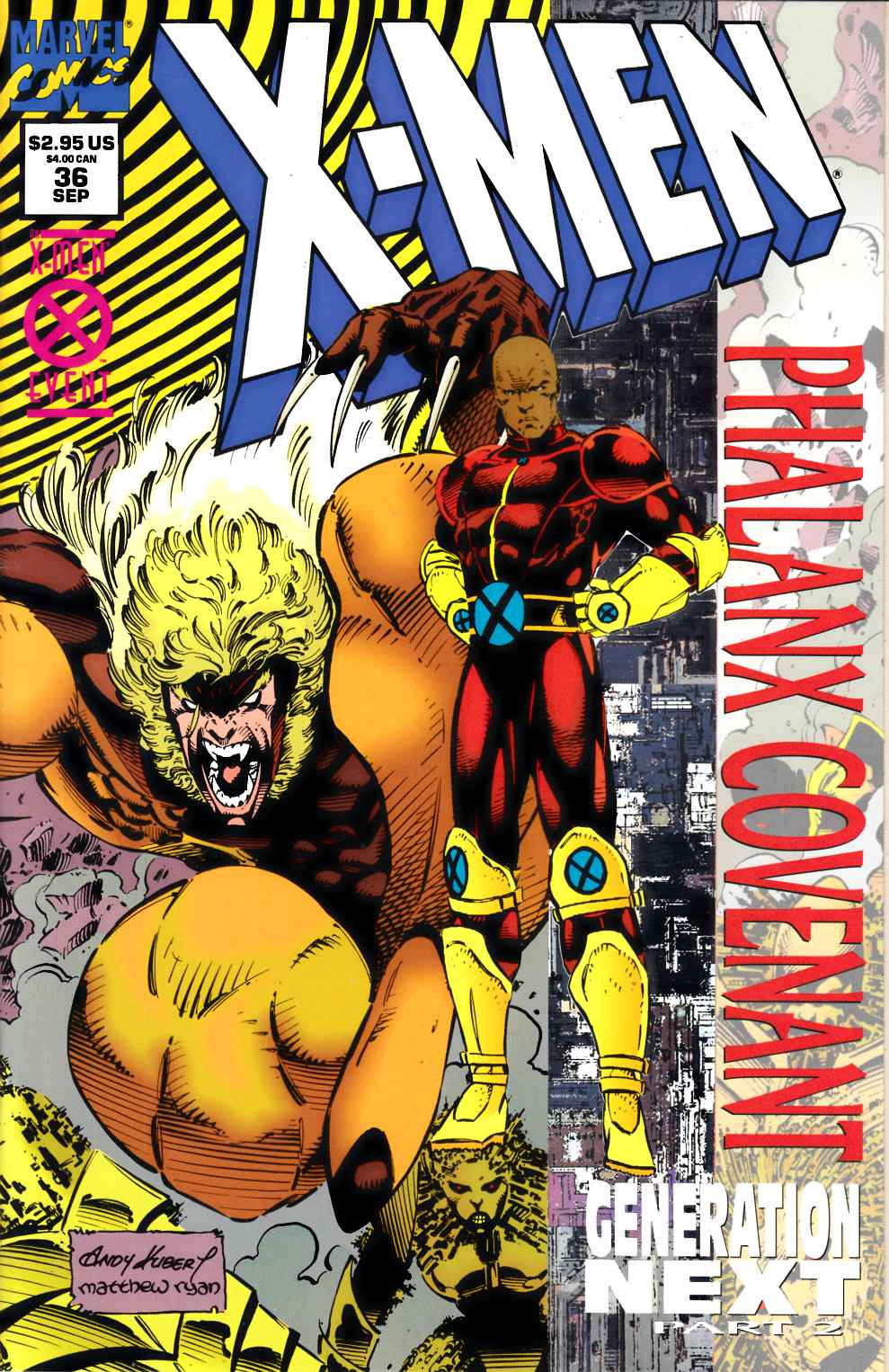 X-Men #36 Near Mint (9.4) [Marvel Comic] LARGE