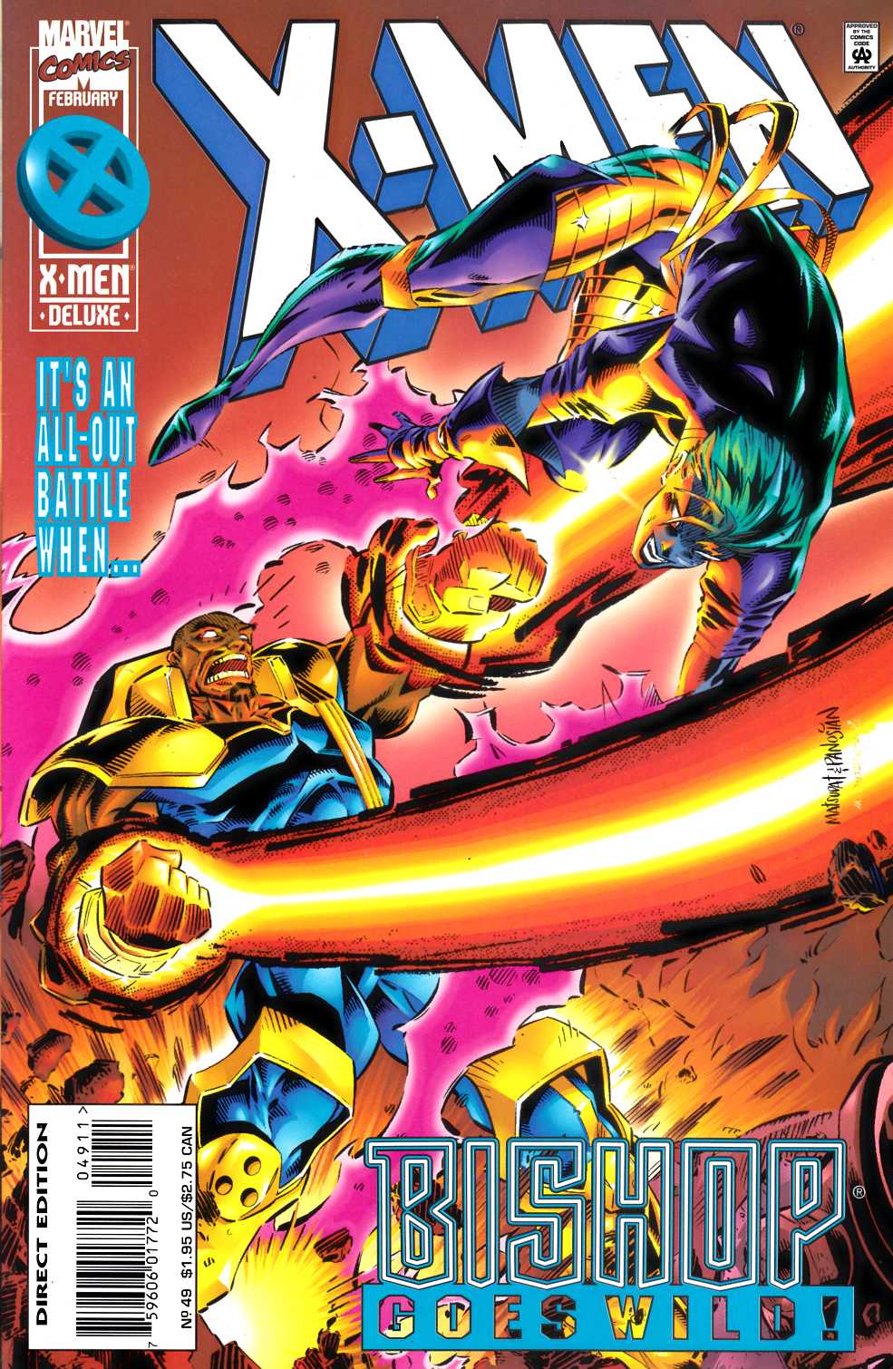 X-Men #49 Very Fine (8.0) [Marvel Comic] THUMBNAIL