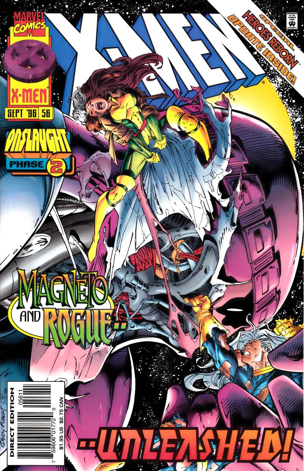 X-Men #56 Very Fine (8.0) [Marvel Comic] THUMBNAIL
