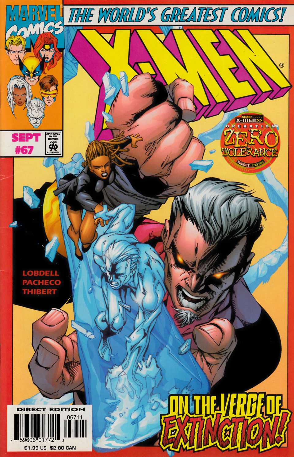 X-Men #67 Fine (6.0) [Marvel Comic] LARGE