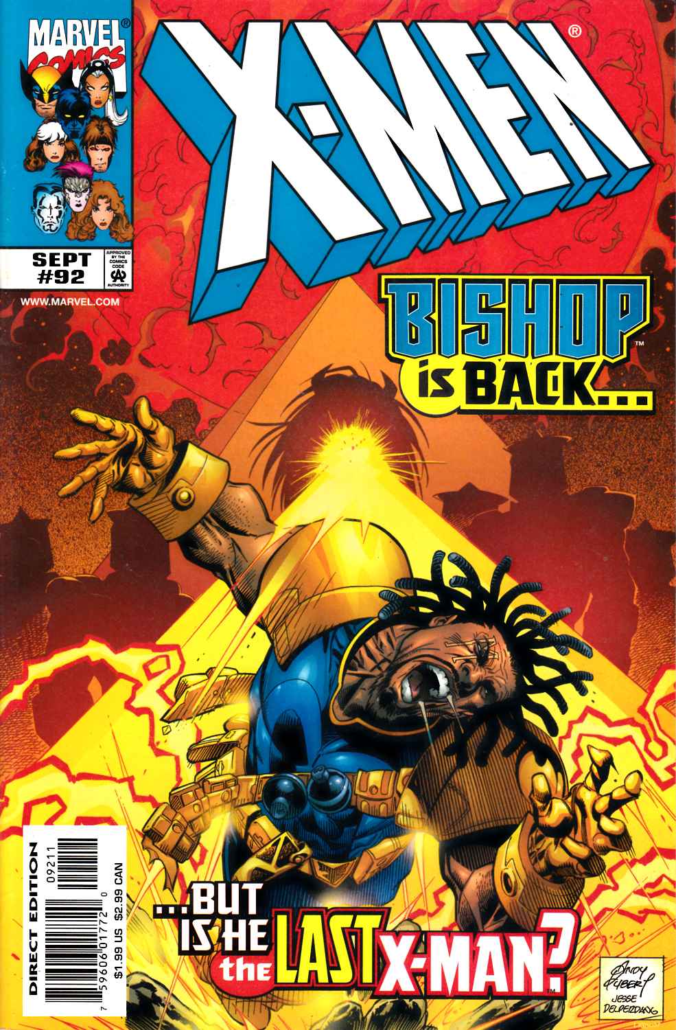 X-Men #92 Very Fine (8.0) [Marvel Comic] LARGE