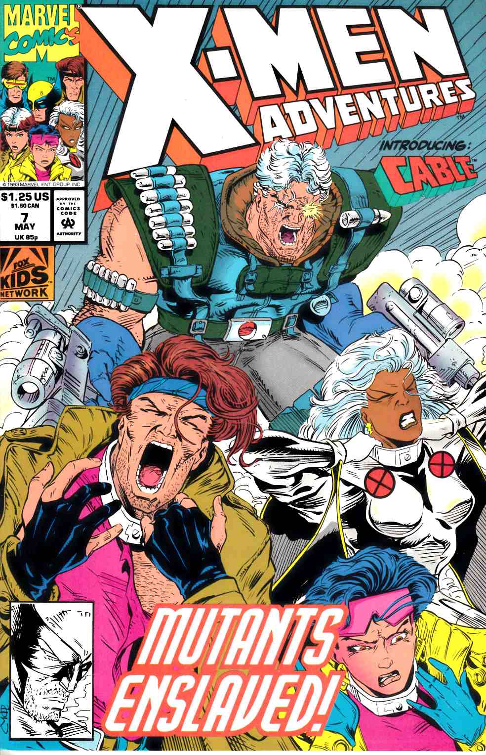 X-Men Adventures #7 Near Mint (9.4) [Marvel Comic] LARGE