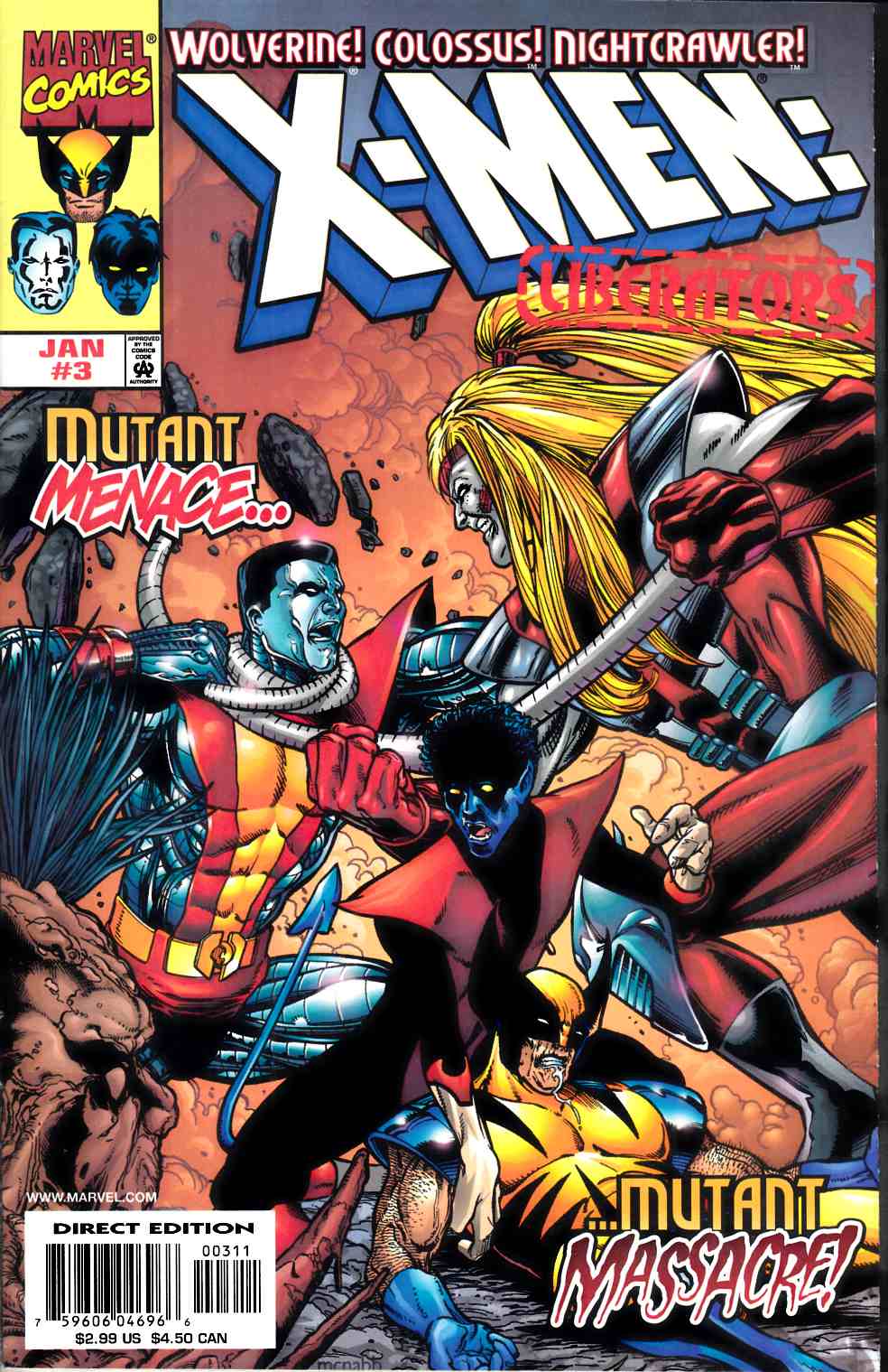 X-Men Liberators #3 Near Mint (9.4) Marvel Comic] THUMBNAIL