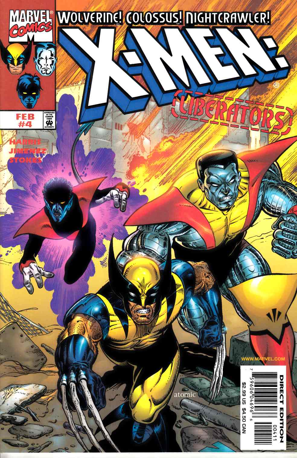 X-Men Liberators #4 Near Mint (9.4) Marvel Comic] THUMBNAIL
