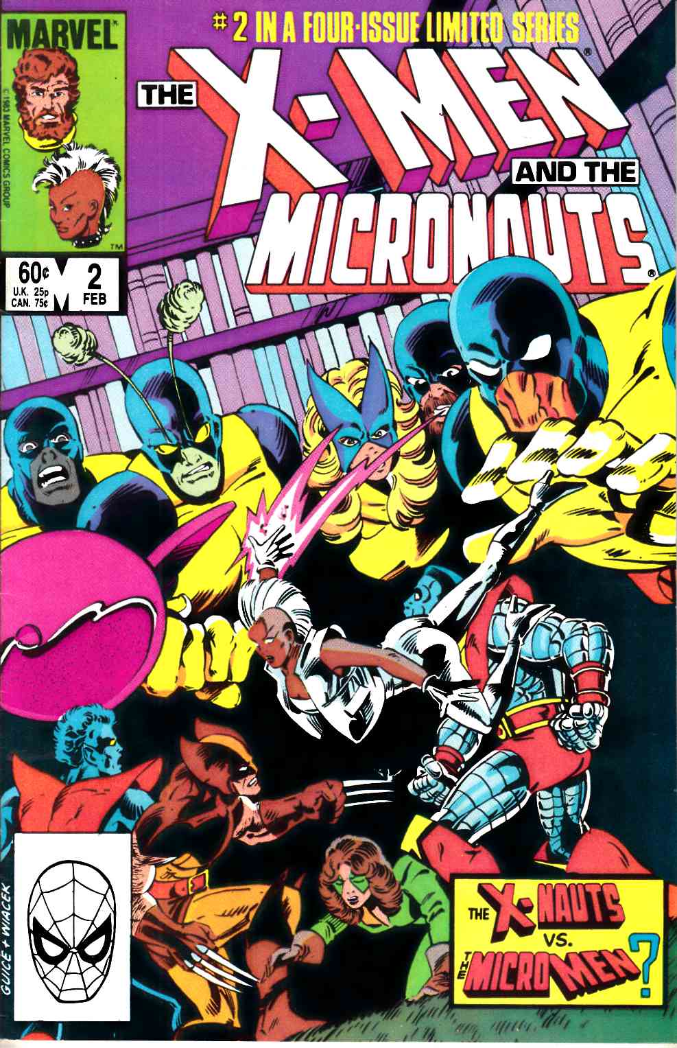 X-Men Micronauts #2 Very Fine (8.0) [Marvel Comic] THUMBNAIL