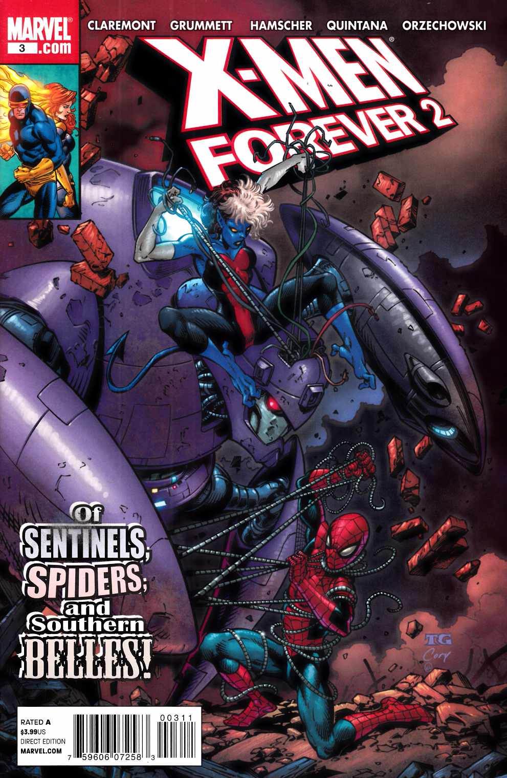 X-Men Forever 2 #3 Near Mint (9.4) [Marvel Comic] LARGE