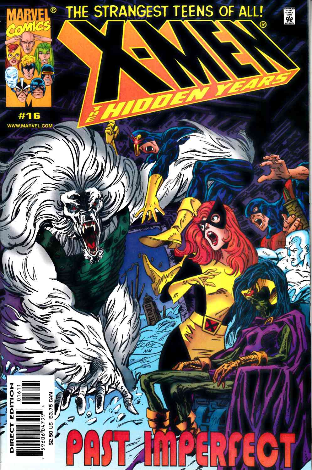 X-Men The Hidden Years #16 Near Mint (9.4) [Marvel Comic] LARGE