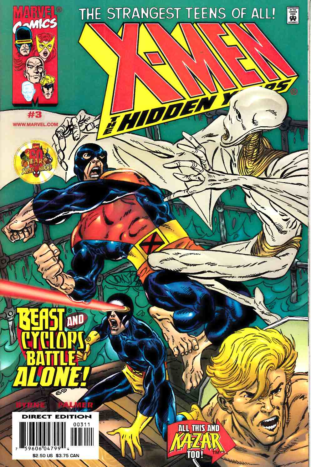 X-Men The Hidden Years #3 Near Mint (9.4) [Marvel Comic] LARGE