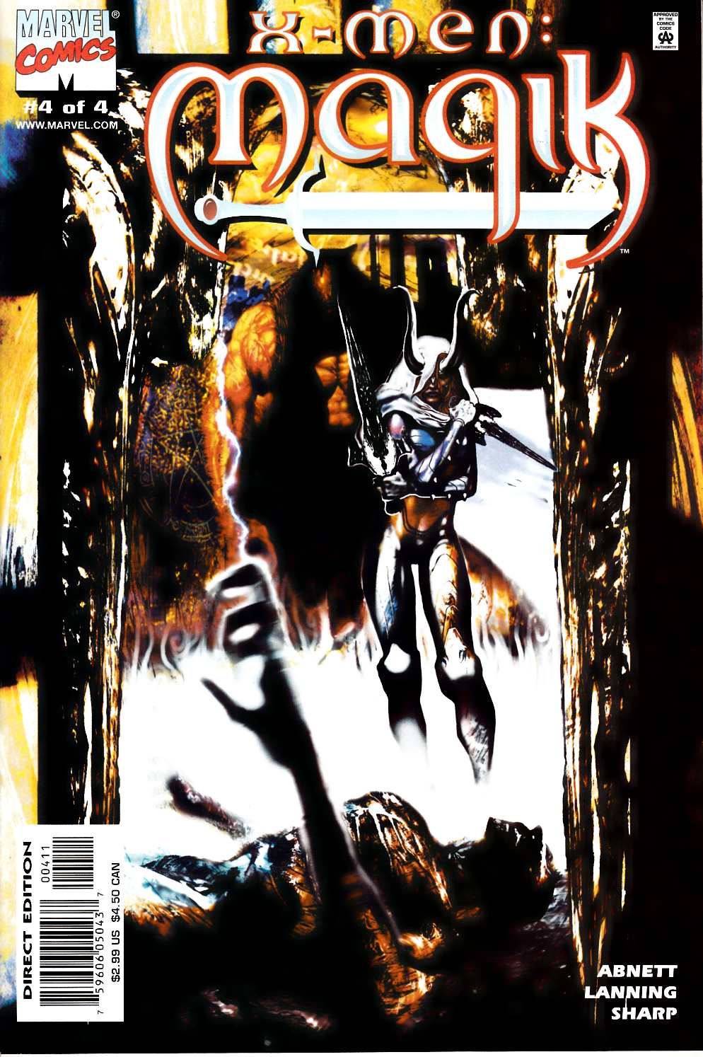 X-Men Magik #4 Near Mint (9.4) [Marvel Comic] THUMBNAIL