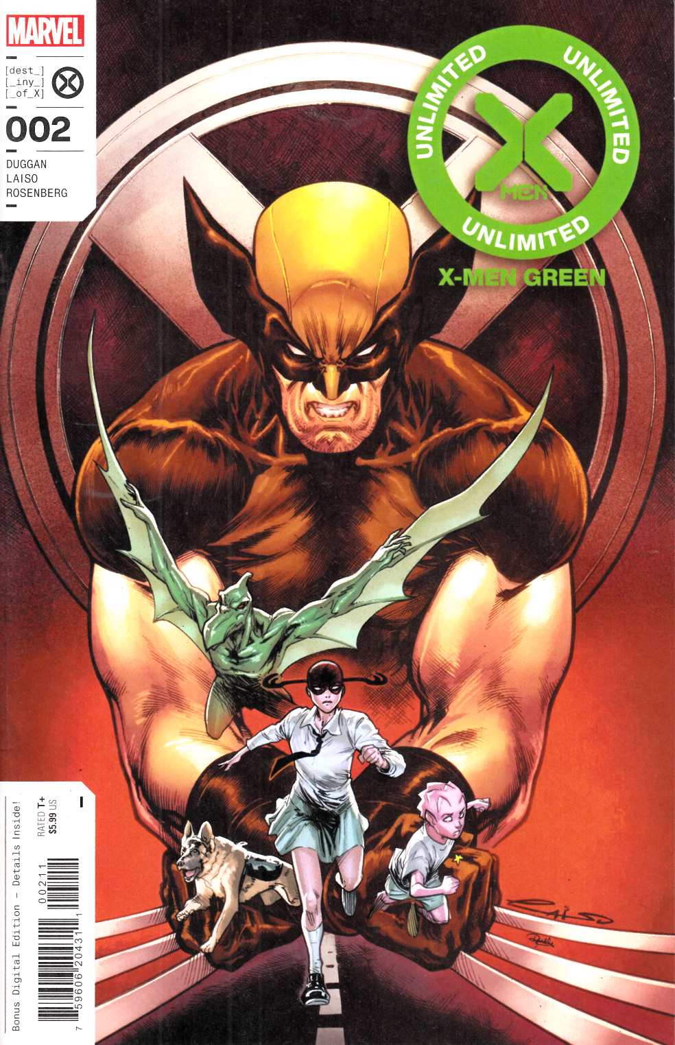 X-Men Unlimited X-Men Green #2 Near Mint (9.4) [Marvel Comic] THUMBNAIL