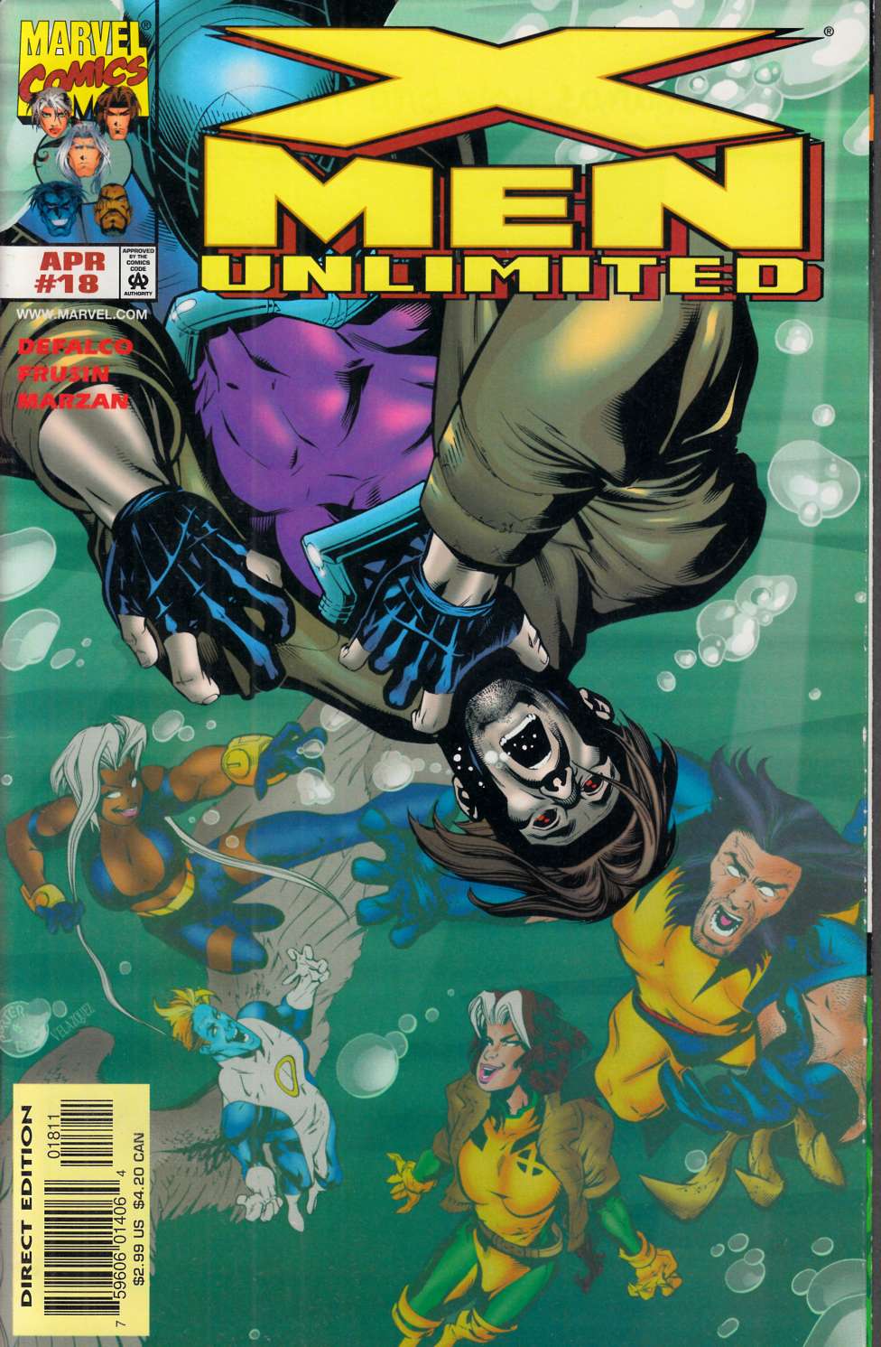 X-Men Unlimited #18 Near Mint (9.4) [Marvel Comic] LARGE