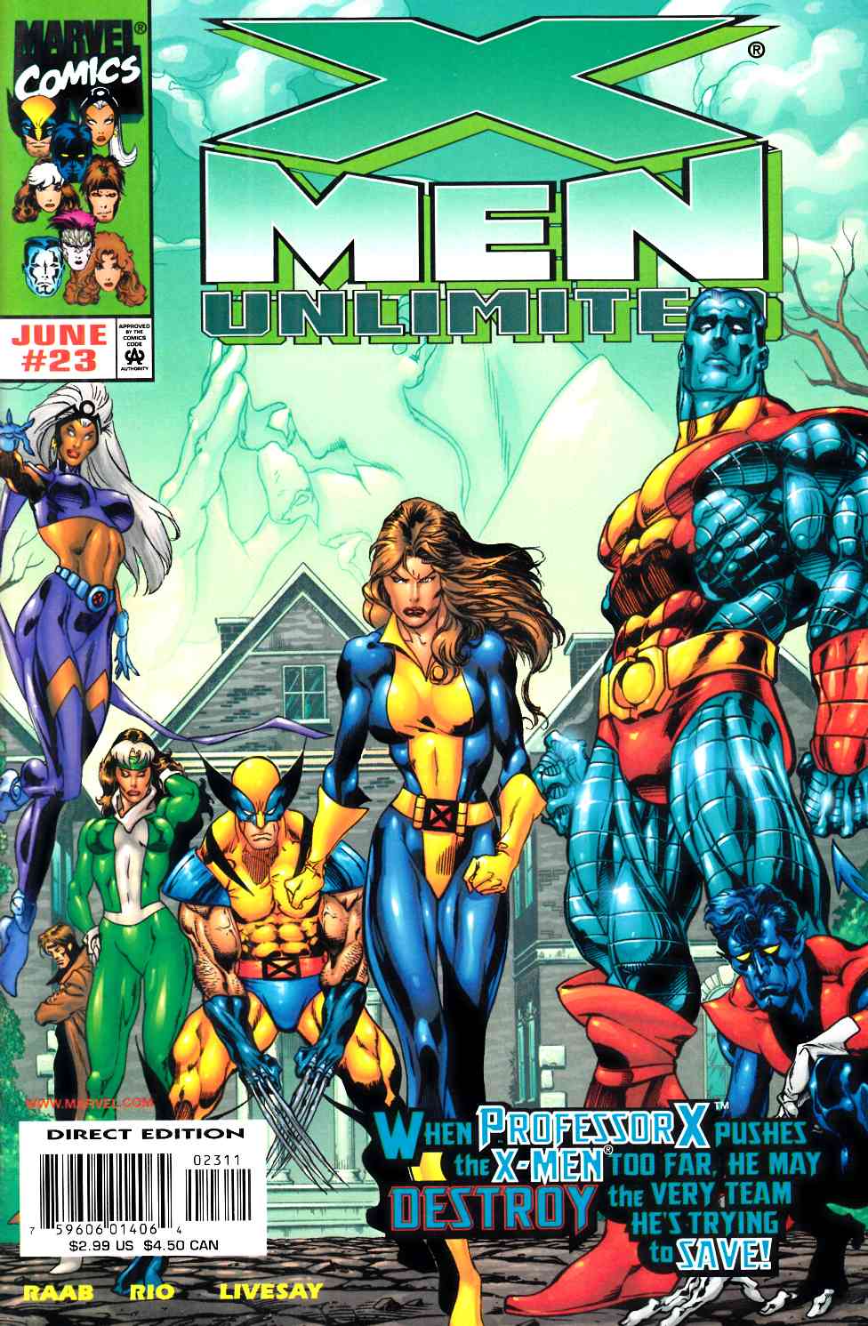X-Men Unlimited #23 Near Mint (9.4) [Marvel Comic] LARGE