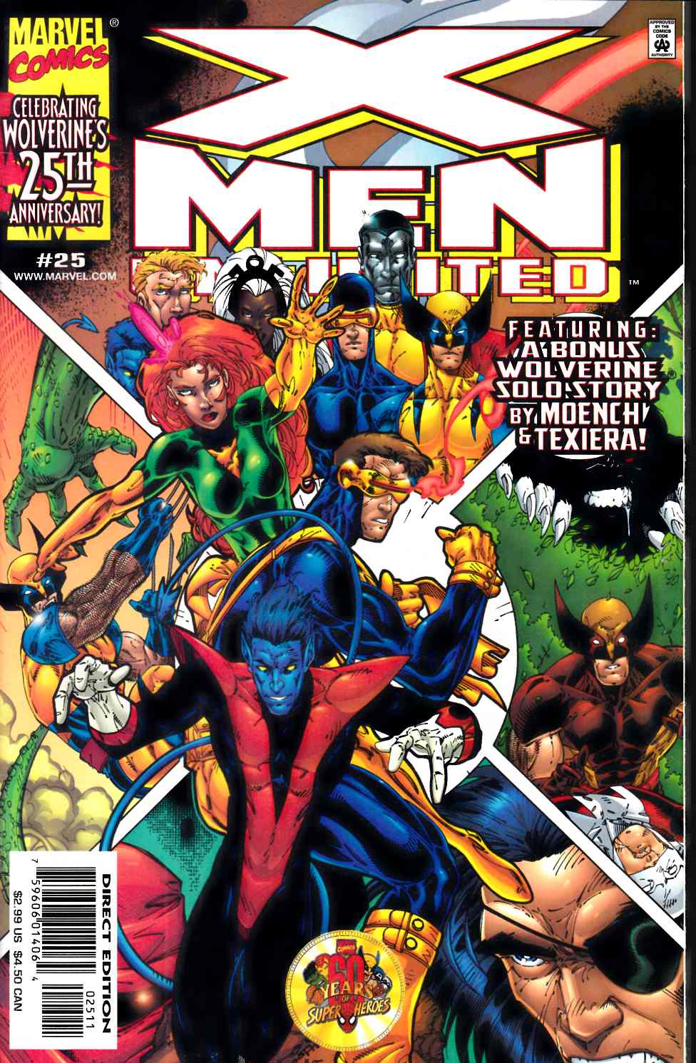 X-Men Unlimited #25 Near Mint (9.4) [Marvel Comic] LARGE