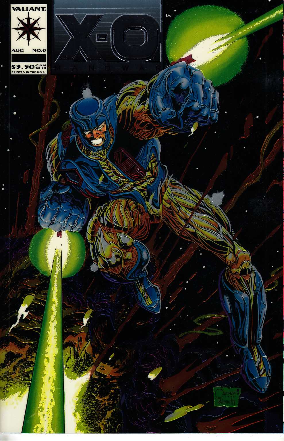 X-O Manowar #0 Near Mint (9.4) [Valiant Comic] THUMBNAIL