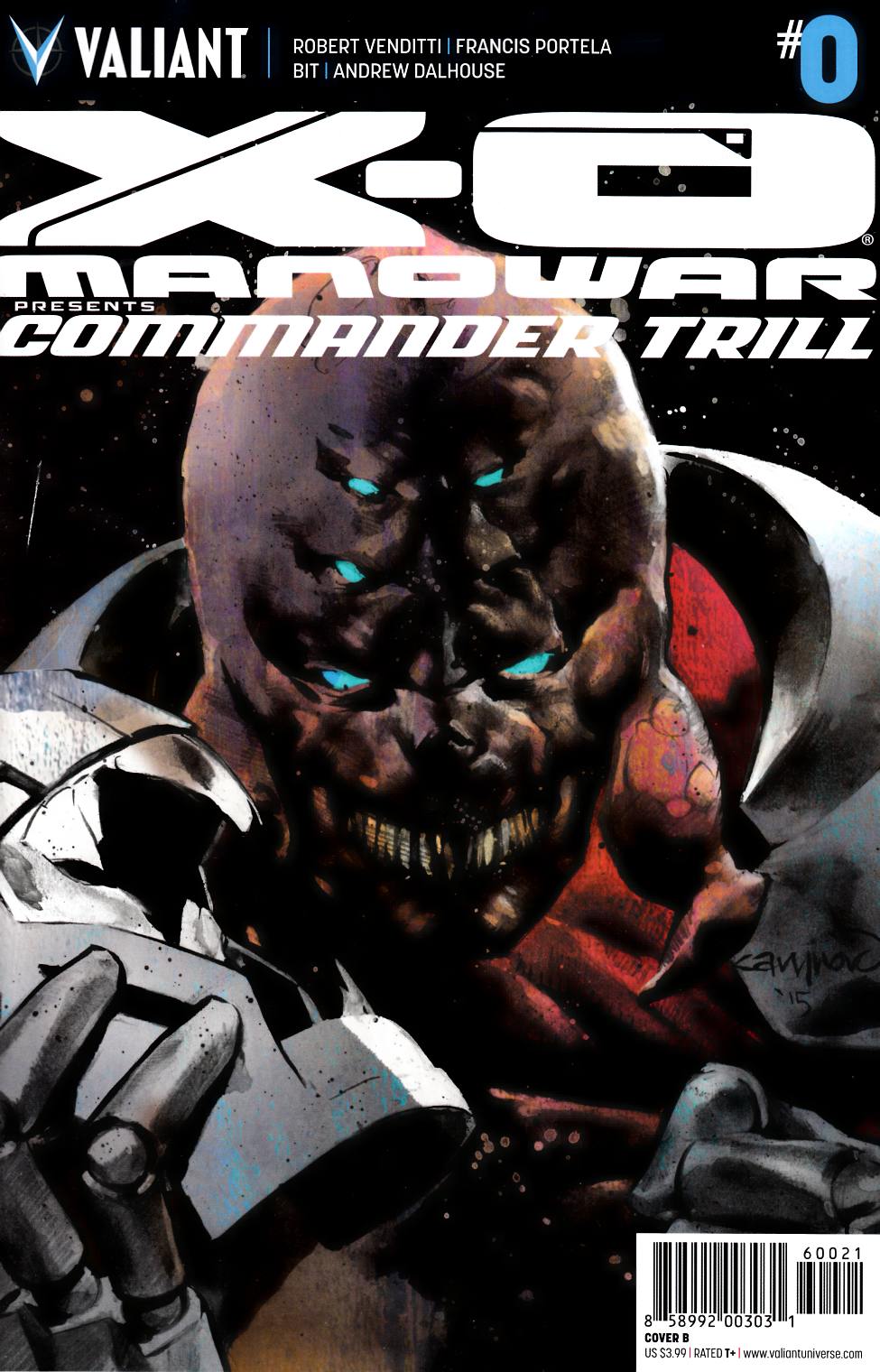 X-O Manowar Commander Trill #0 Cover B [Valiant Comic] THUMBNAIL