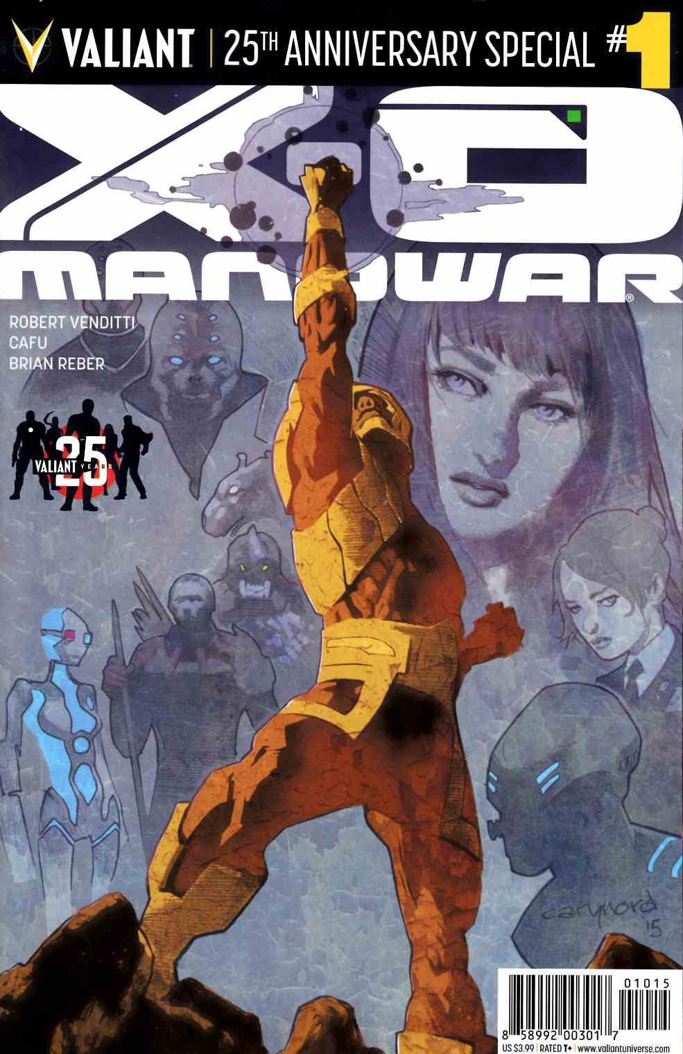 X-O Manowar 25th Anniversary Special #1 Cover A- Nord [Valiant Comic] THUMBNAIL