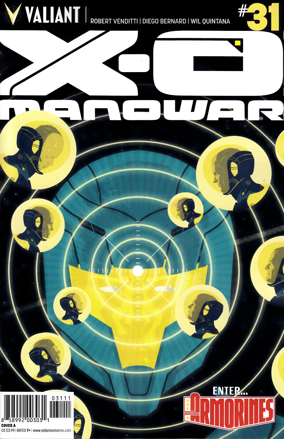 X-O Manowar #31 Cover A- Interlocking Allen [Valiant Comic] LARGE