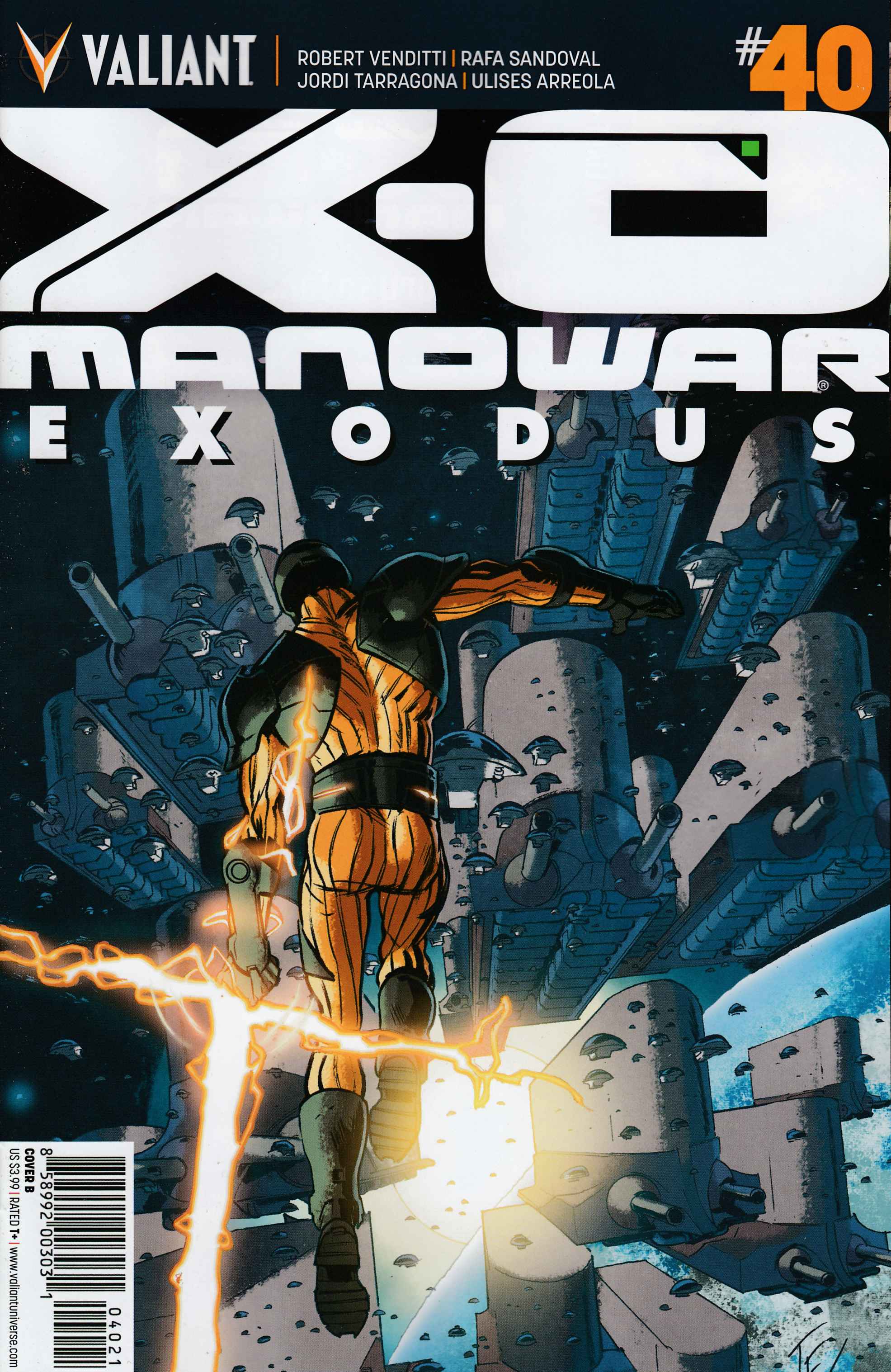 X-O Manowar #40 Cover B- Fowler [Valiant Comic] THUMBNAIL