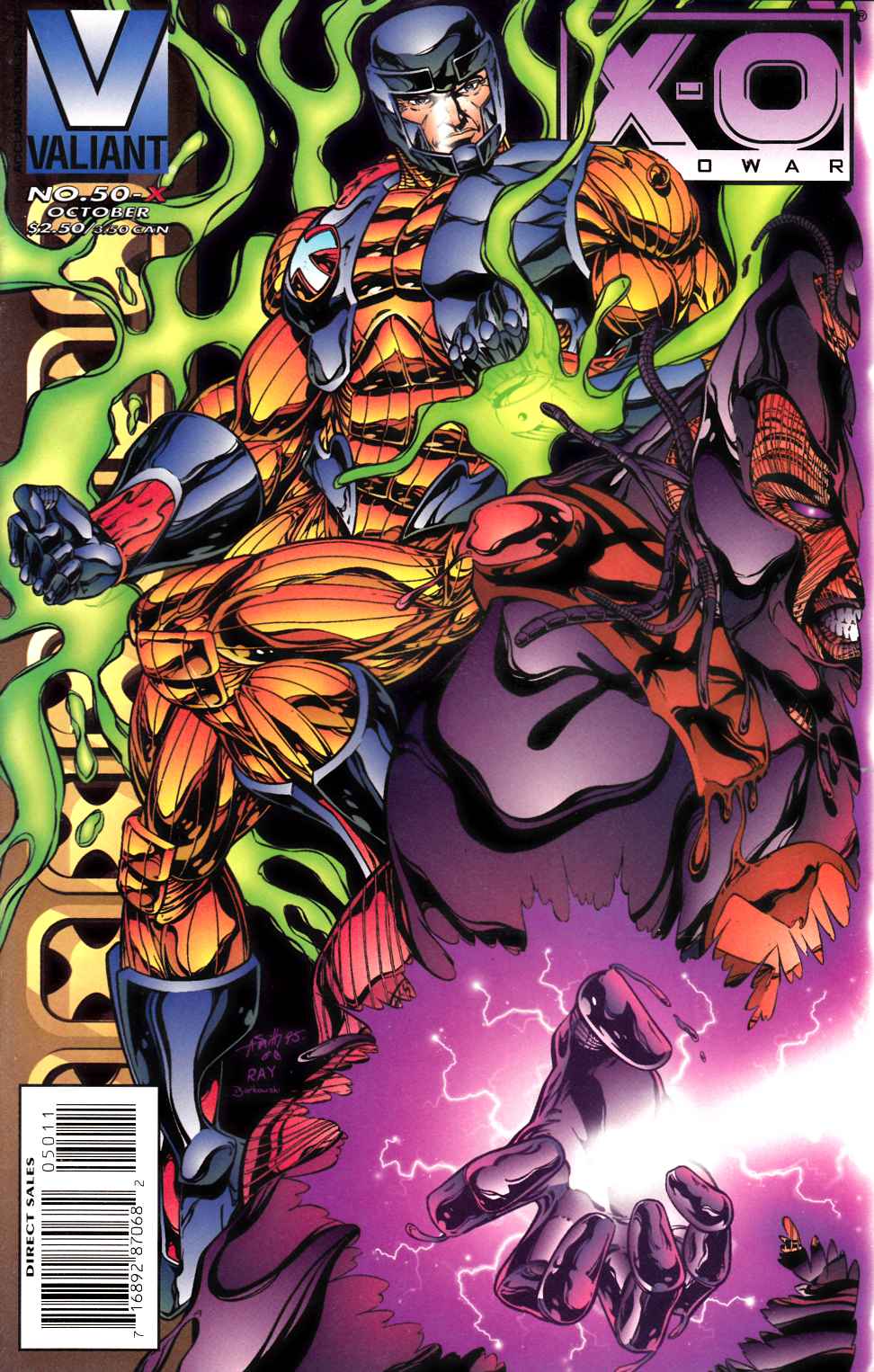 X-O Manowar #50X Near Mint Minus (9.2) [Valiant Comic] THUMBNAIL